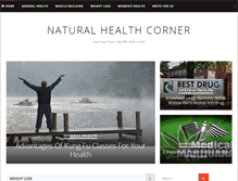 Tablet Screenshot of naturalhealthcorner.com